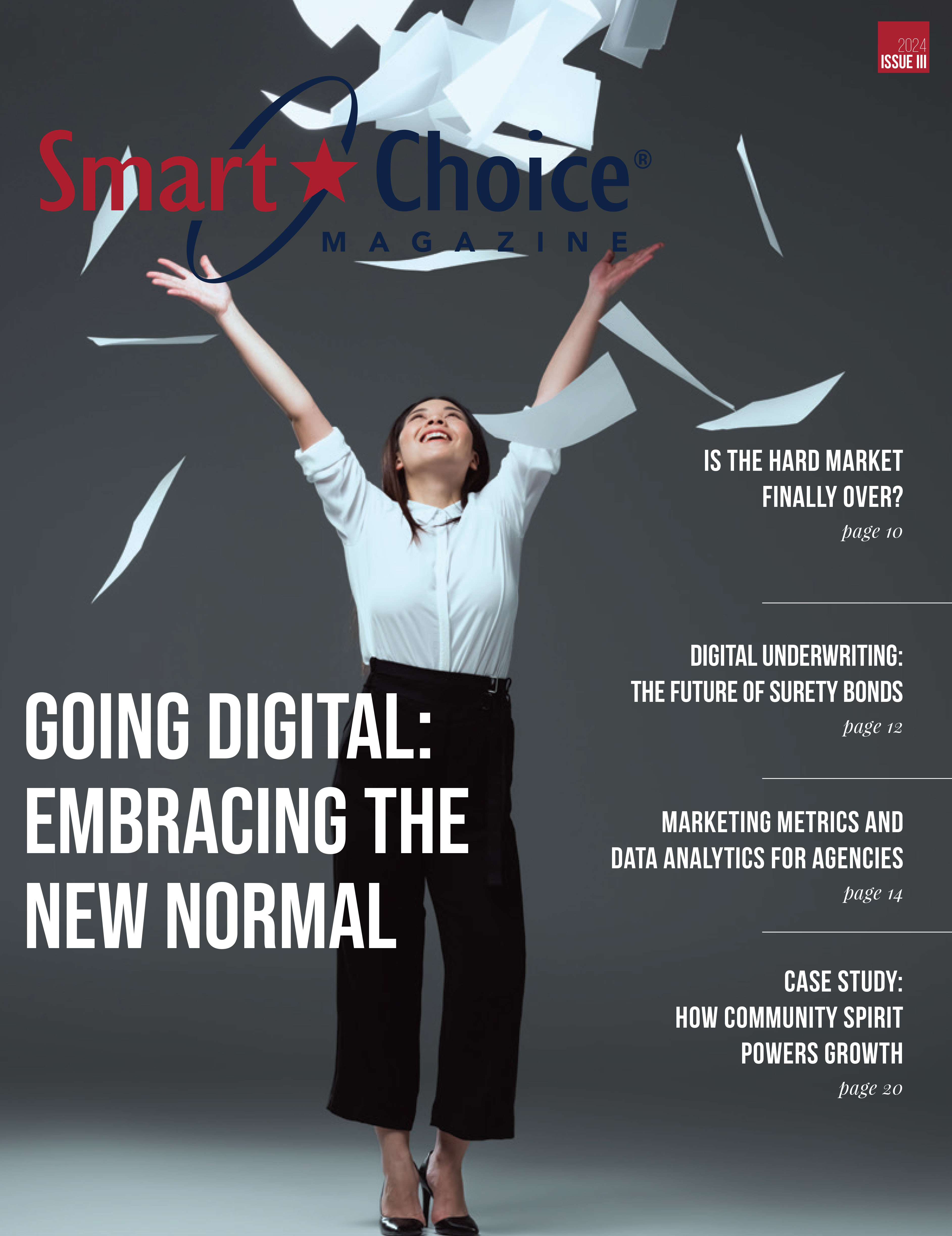 2024 Issue III cover - throwing paper