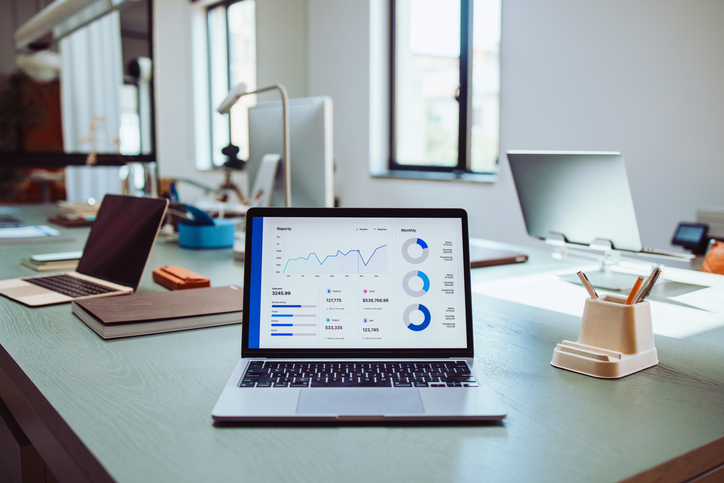 Insurance agency producer reviewing commission structure and compensation plan