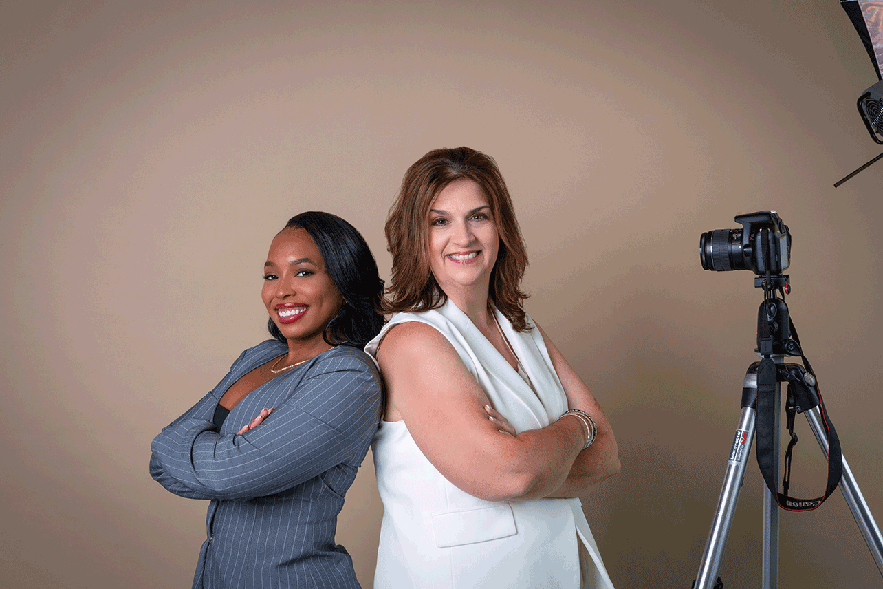 Walker Insurance Agency owner Surell Walker and Smart Choice Territory Manager Angela Shelton
