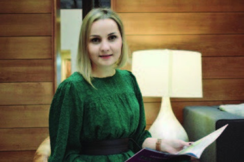 Katrina Melnic in her office