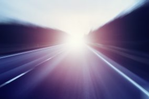 Blurred image of the highway