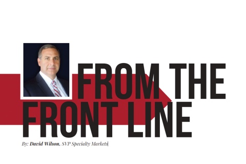 David Wilson, Senior Vice President, Specialty Markets at Smart Choice, headshot, from the front lines series graphic