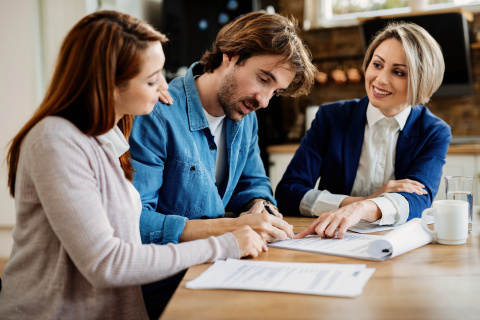 Successful Insurance Agent Consultation Photo