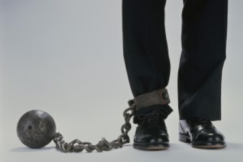 Photo of a ball and chain